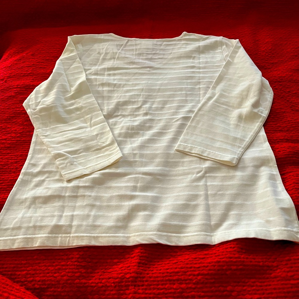 Talbots white pullover. - Picture 5 of 5
